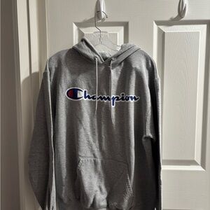 Champion Heather Gray Athletic Hoodie